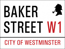 Metal Sign - Baker Street (12" x 9") 