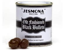 Jesmona Black Bullets, Mint-flavored (250 g tin)