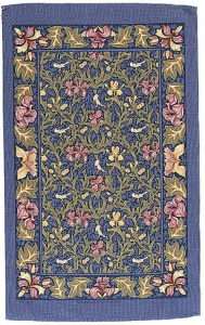 ulster_weavers_birds__iris_blue_tea_towel
